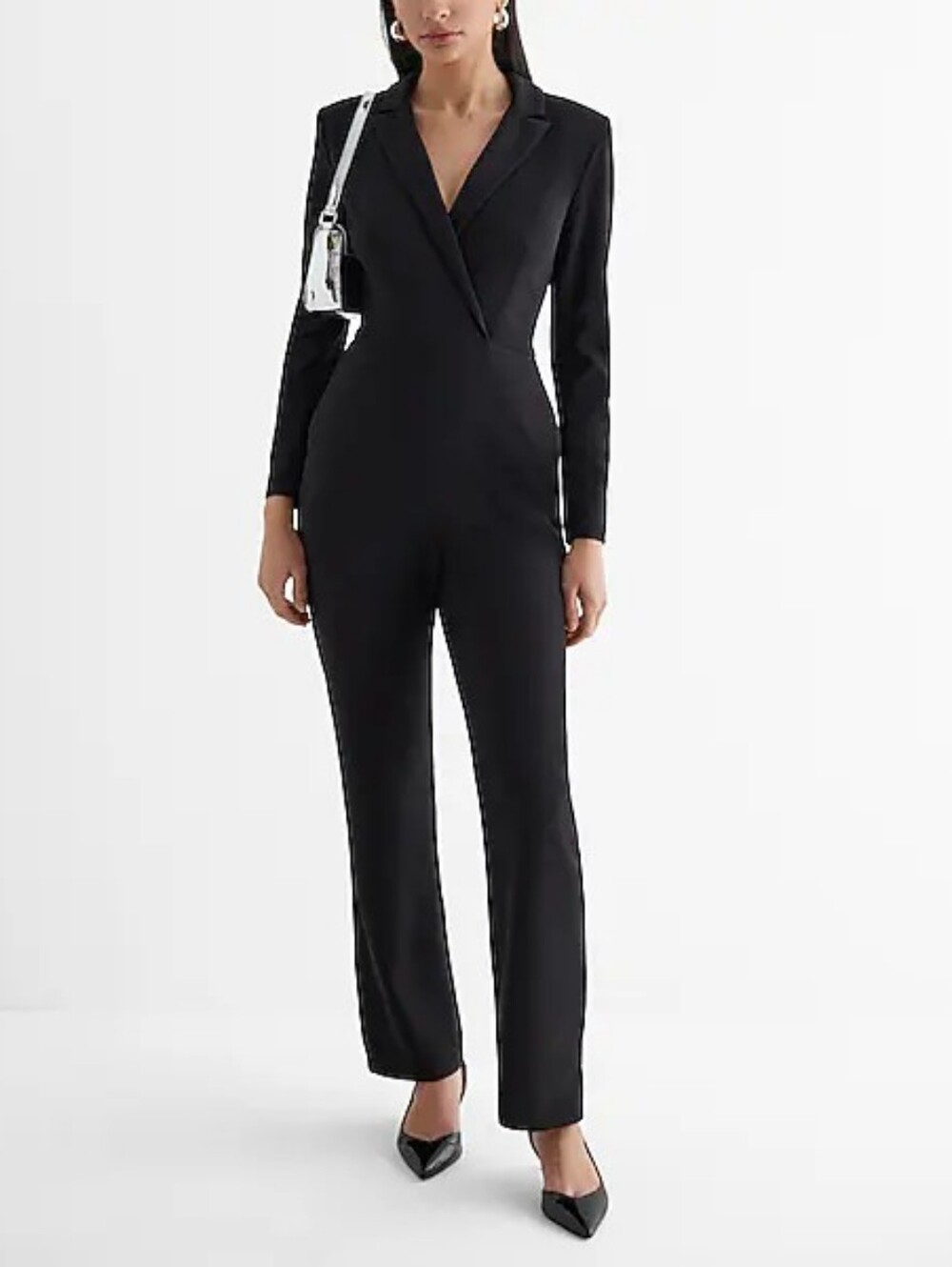 Express Long Sleeve Blazer Jumpsuit Sz XS